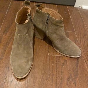 Madewell Suede Ankle Boots